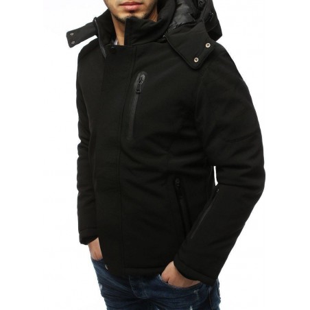 Pánska čierna zimná bunda (tx3124)