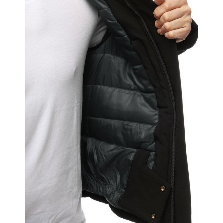 Pánska čierna zimná bunda (tx3124)