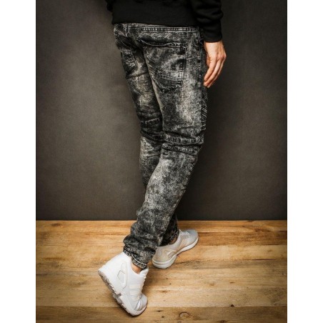Sivé pánske džínsy UX2311