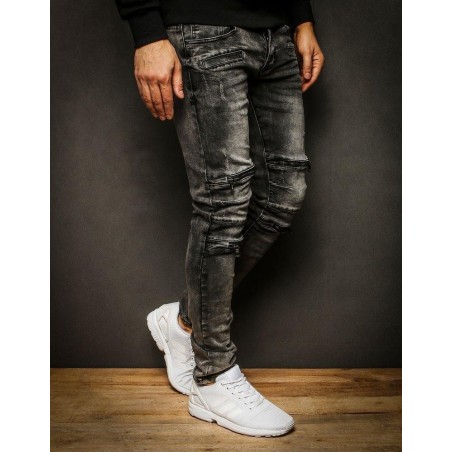 Pánske sivé džínsy UX2319