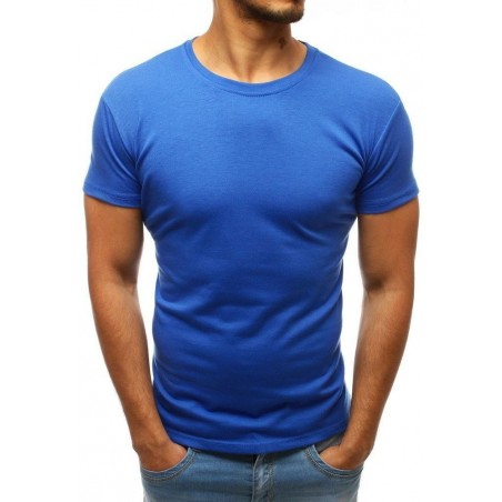 Jednofarebné pánske tričko (rx3415) - modré