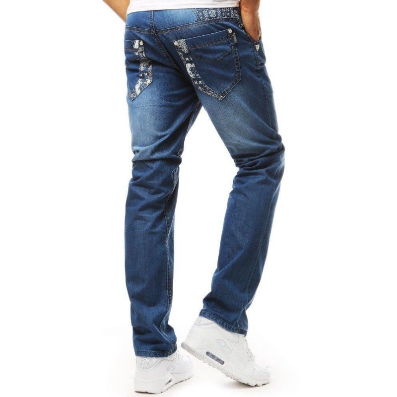 Modré pánské rifle (ux1978)