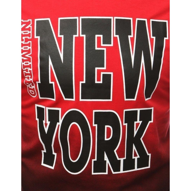 Pánske tričko s krátkym rukávom (rx3843) - červené