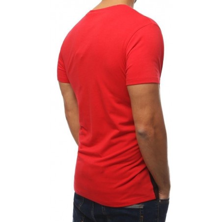 Pánske tričko s krátkym rukávom (rx3843) - červené
