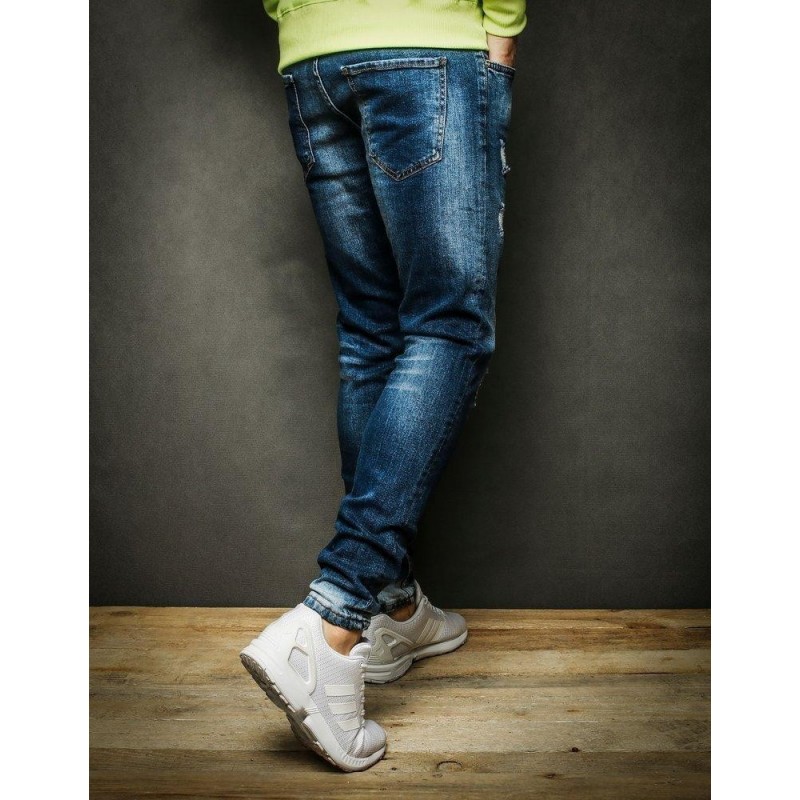 Modré džínsy pre mužov UX2235
