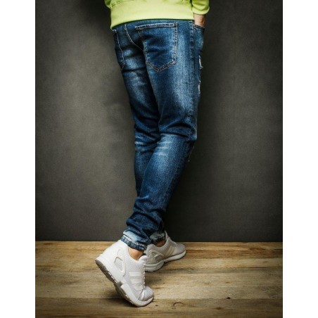 Modré džínsy pre mužov UX2235