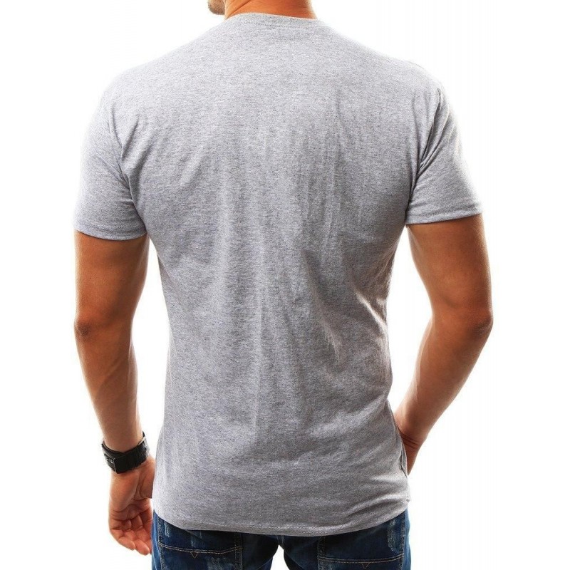 Sivé pánske tričko s krátkym rukávom (rx2316)