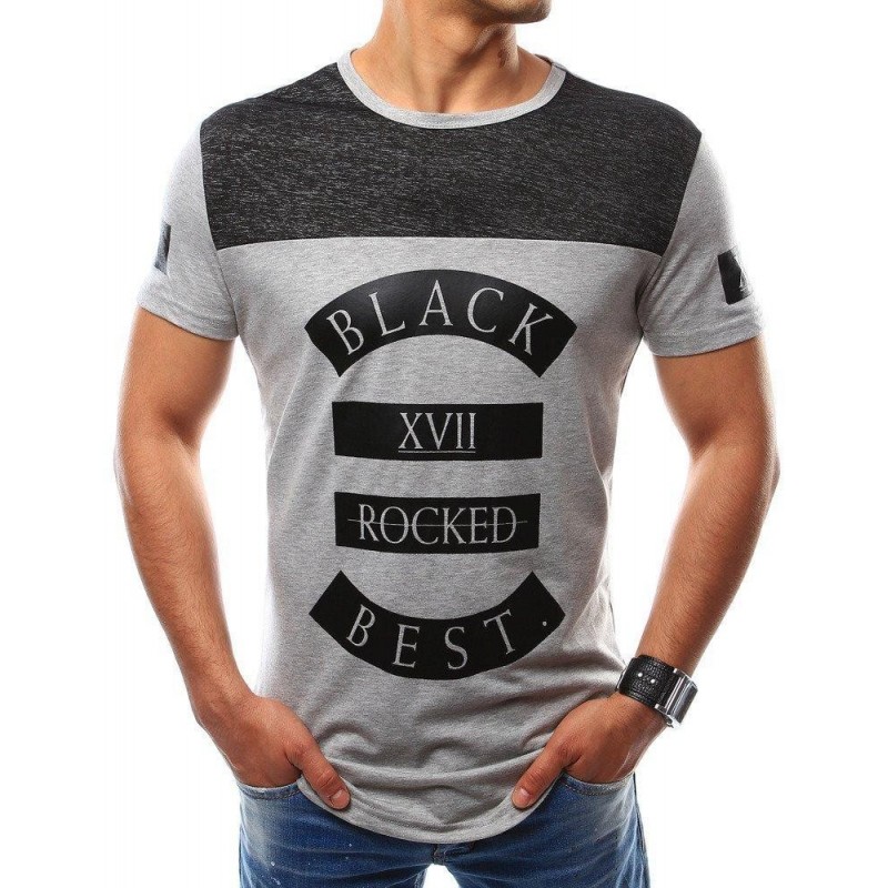 Sivé tričko pre pánov (rx2440)