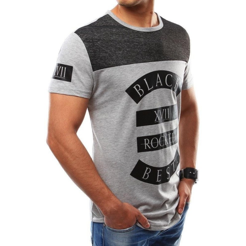 Sivé tričko pre pánov (rx2440)