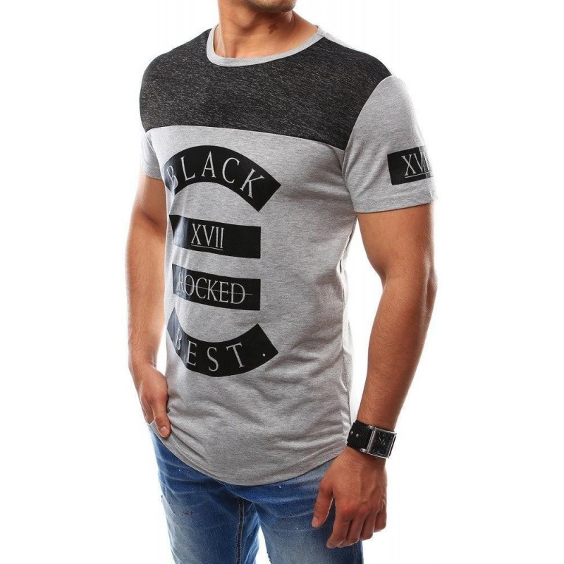 Sivé tričko pre pánov (rx2440)