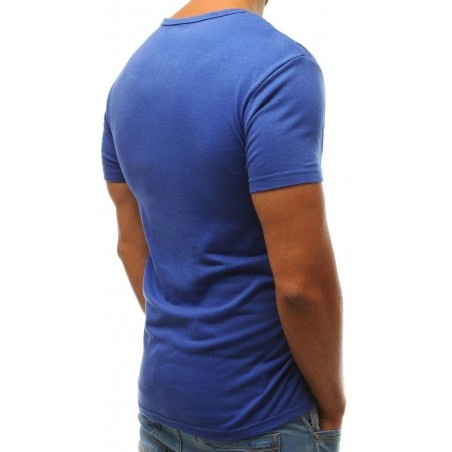 Modré pánske tričko s potlačou RX3813