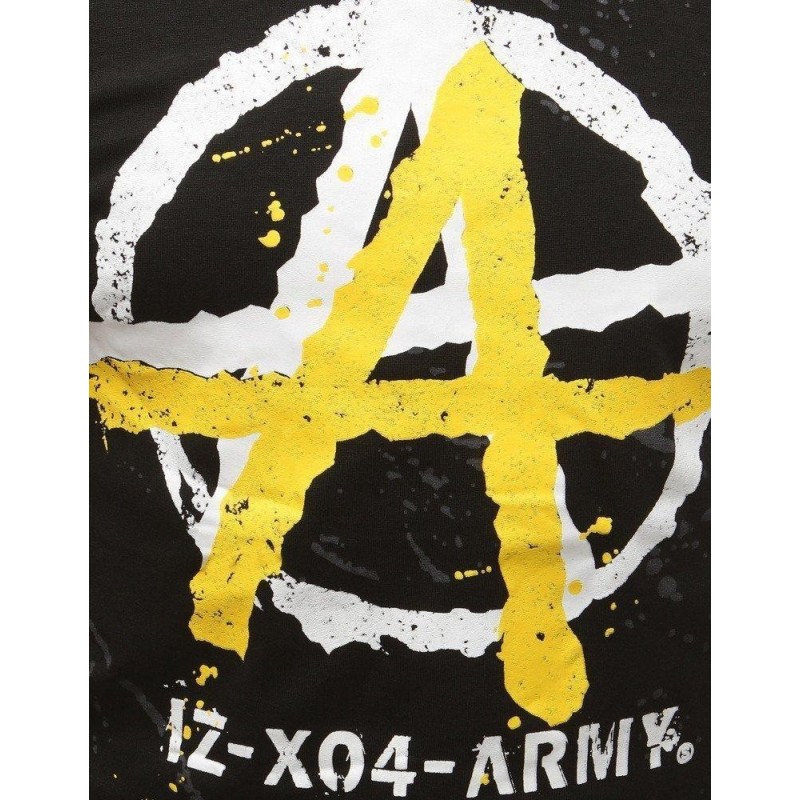 Čierne pánske tričko s potlačou RX3814