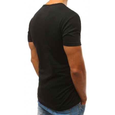 Čierne pánske tričko s potlačou RX3814