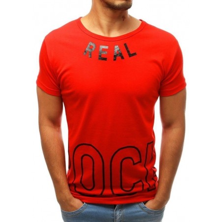 Pánske červené tričko RX3815