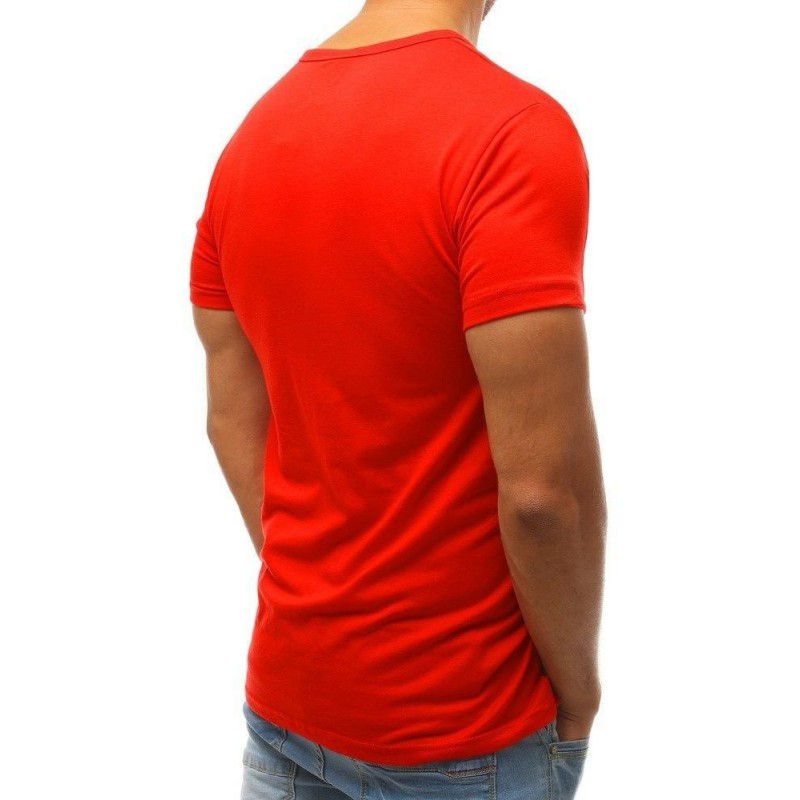 Pánske červené tričko RX3815