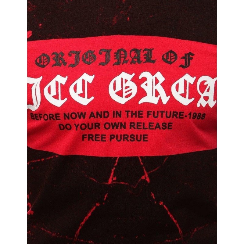 Pánske tričko s potlačou RX3833 - červené