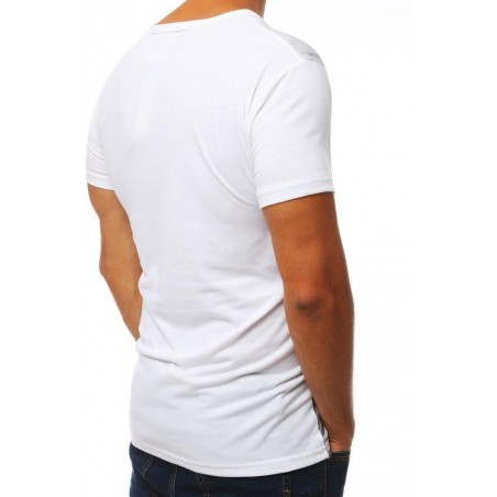 Pánske tričko s okrúhlym výstrihom RX3840 - biele