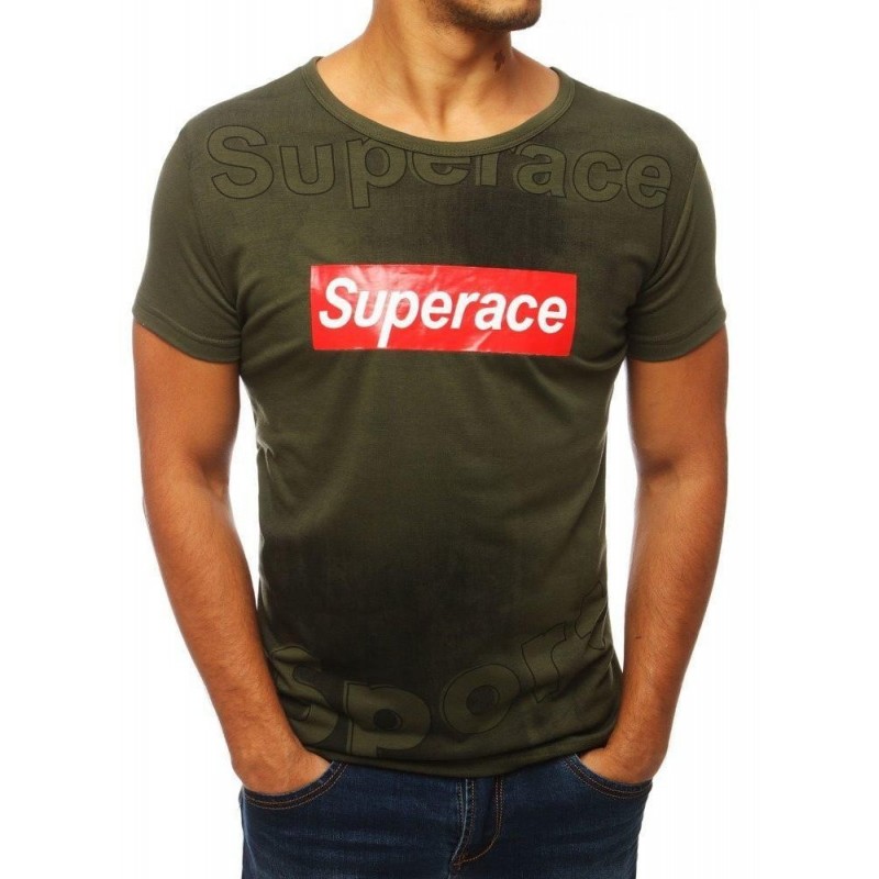 Pánske tričko s okrúhlym výstrihom RX3842 - zelené