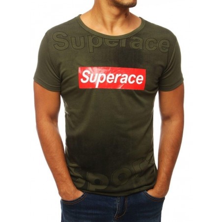 Pánske tričko s okrúhlym výstrihom RX3842 - zelené