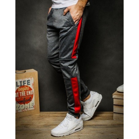 Tepláky pre pánov UX2266 - tmavosivé