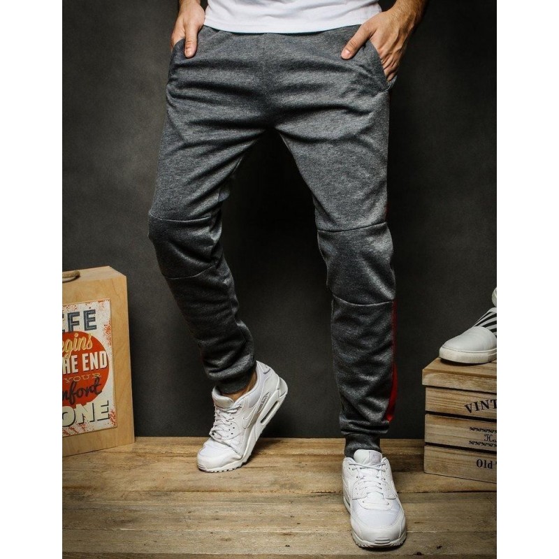 Tepláky pre pánov UX2266 - tmavosivé