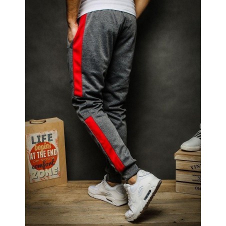 Tepláky pre pánov UX2266 - tmavosivé