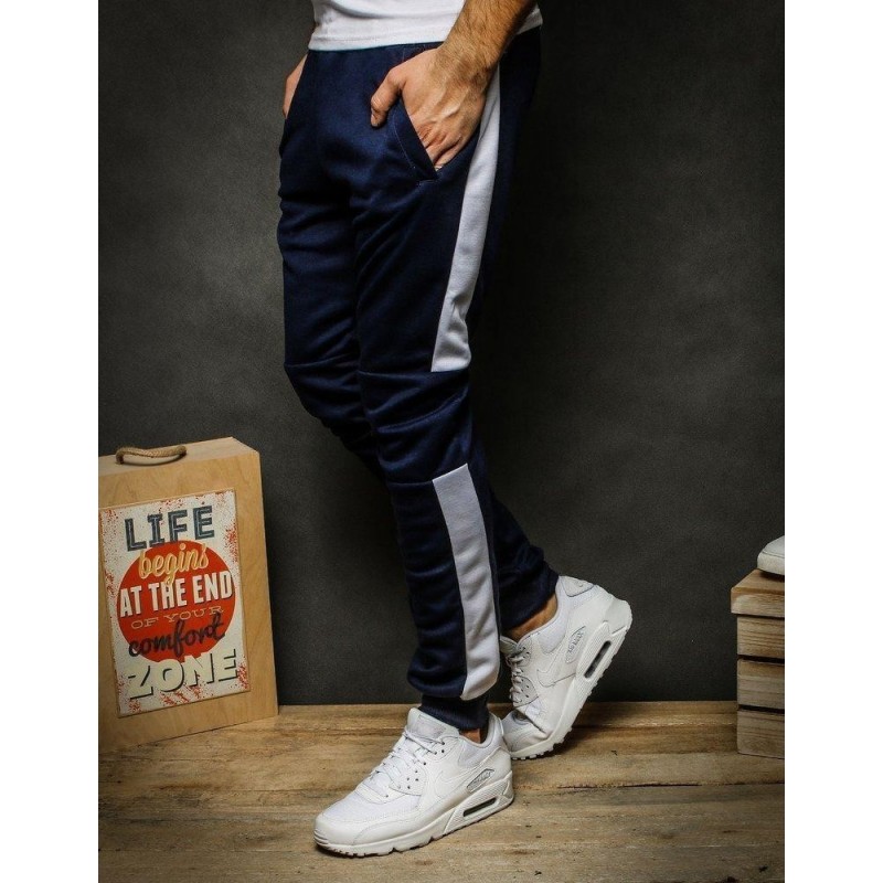 Tepláky pre pánov UX2267 - tmavomodré