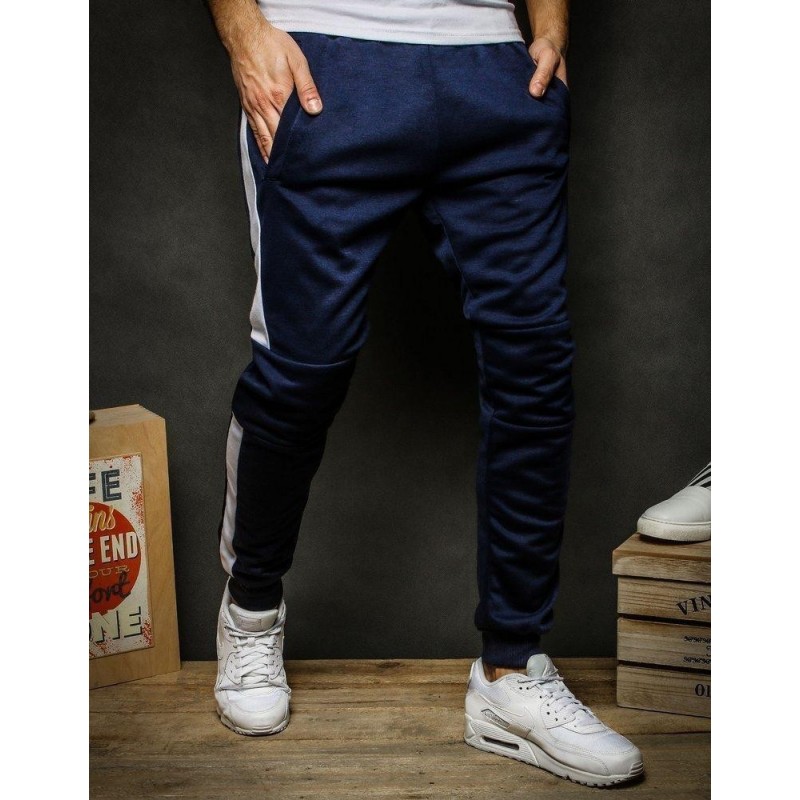 Tepláky pre pánov UX2267 - tmavomodré