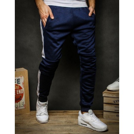 Tepláky pre pánov UX2267 - tmavomodré