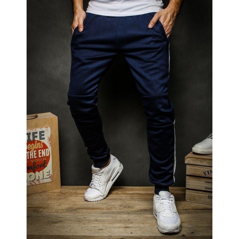 Tepláky pre pánov UX2267 - tmavomodré