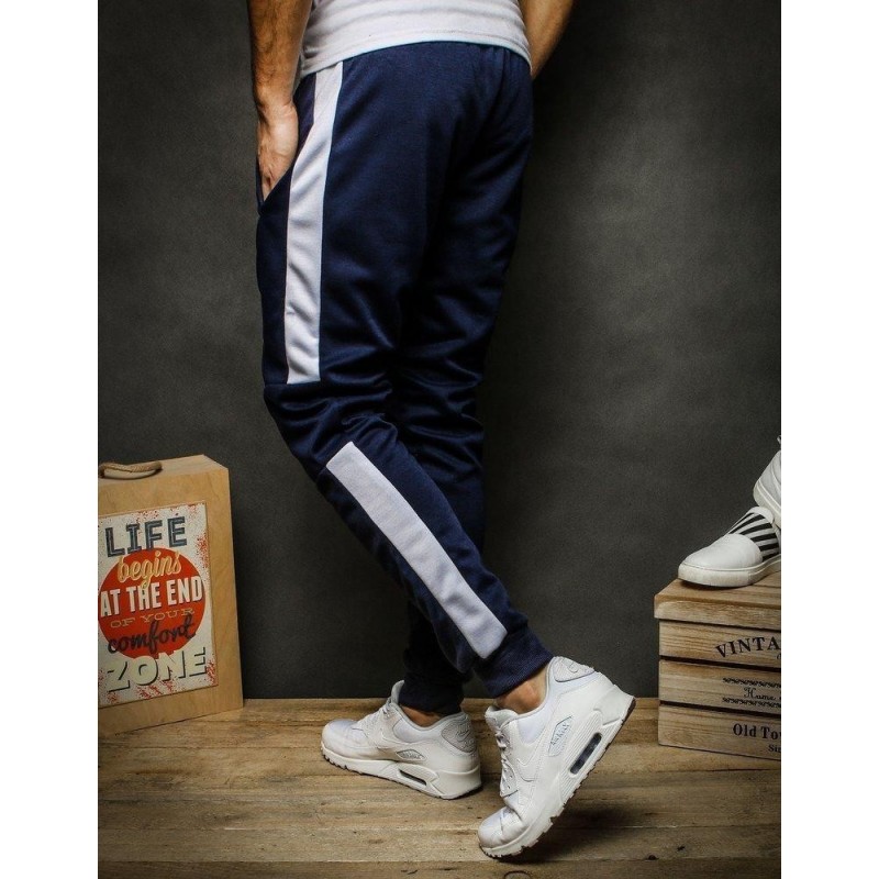 Tepláky pre pánov UX2267 - tmavomodré