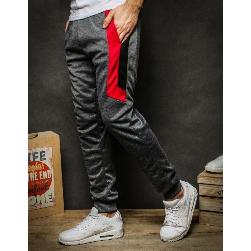 Tmavosivé tepláky pre pánov UX2272