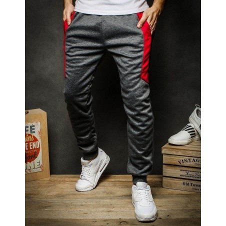 Tmavosivé tepláky pre pánov UX2272