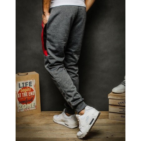 Tmavosivé tepláky pre pánov UX2272