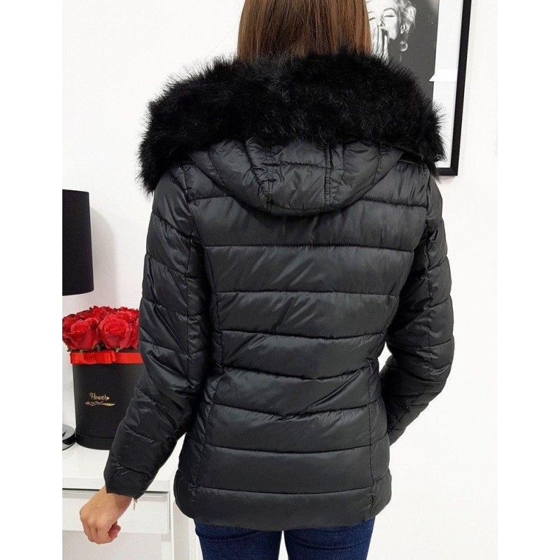 Dámska čierna zimná bunda ESTELLA (ty1009), veľ. S
