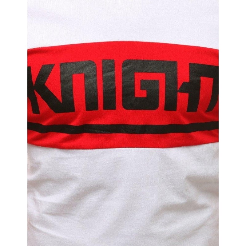 Biele pánske tričko s potlačou RX3803