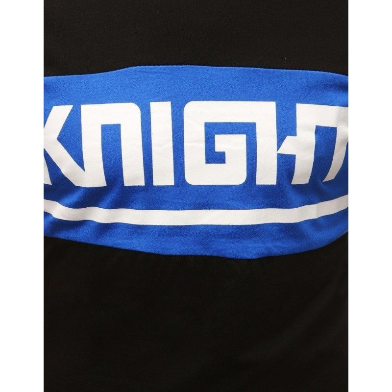 Čierne pánske tričko s potlačou RX3805