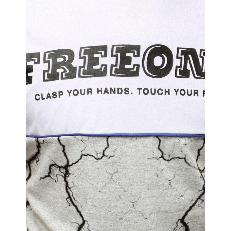 Pánske biele tričko s potlačou RX3822