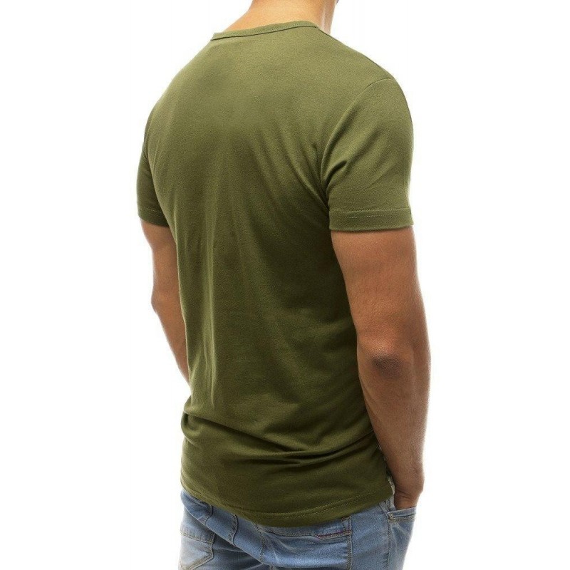 Pánske zelené tričko s potlačou RX3823