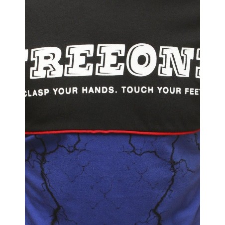 Pánske čierne tričko s potlačou RX3824