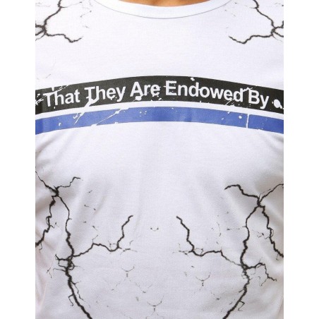 Biele tričko pre pánov RX3825