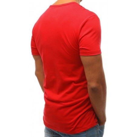 Červené tričko pre pánov RX3826