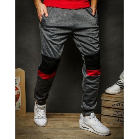 Pánske tmavosivé tepláky UX2269