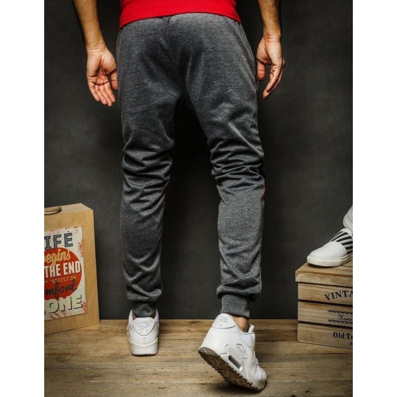 Pánske tmavosivé tepláky UX2269