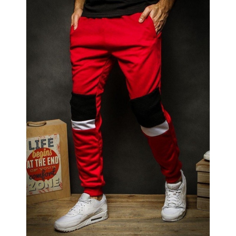 Pánske červené tepláky UX2270