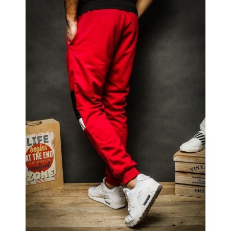 Pánske červené tepláky UX2270