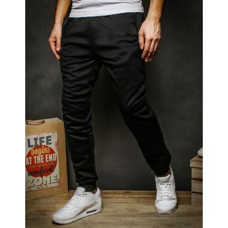 Čierne tepláky pre mužov UX2303