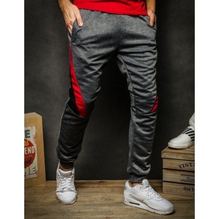 Pánske tmavosivé tepláky UX2248