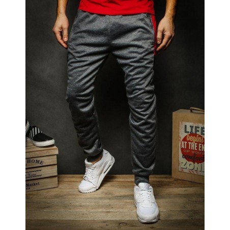 Pánske tmavosivé tepláky UX2281