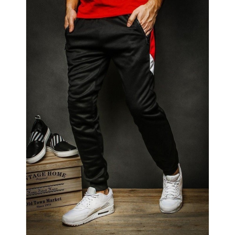 Pánske čierne tepláky UX2283